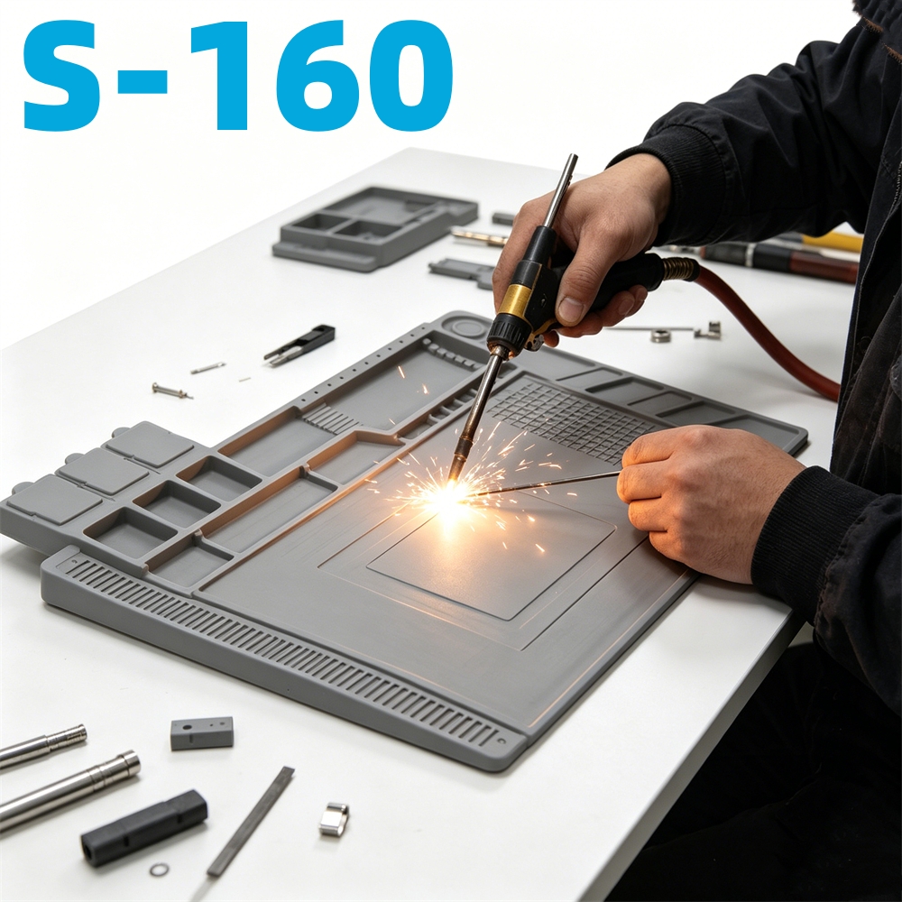 Electronics Repair Mat - Magnetic Mat Silicone Work Mat Soldering