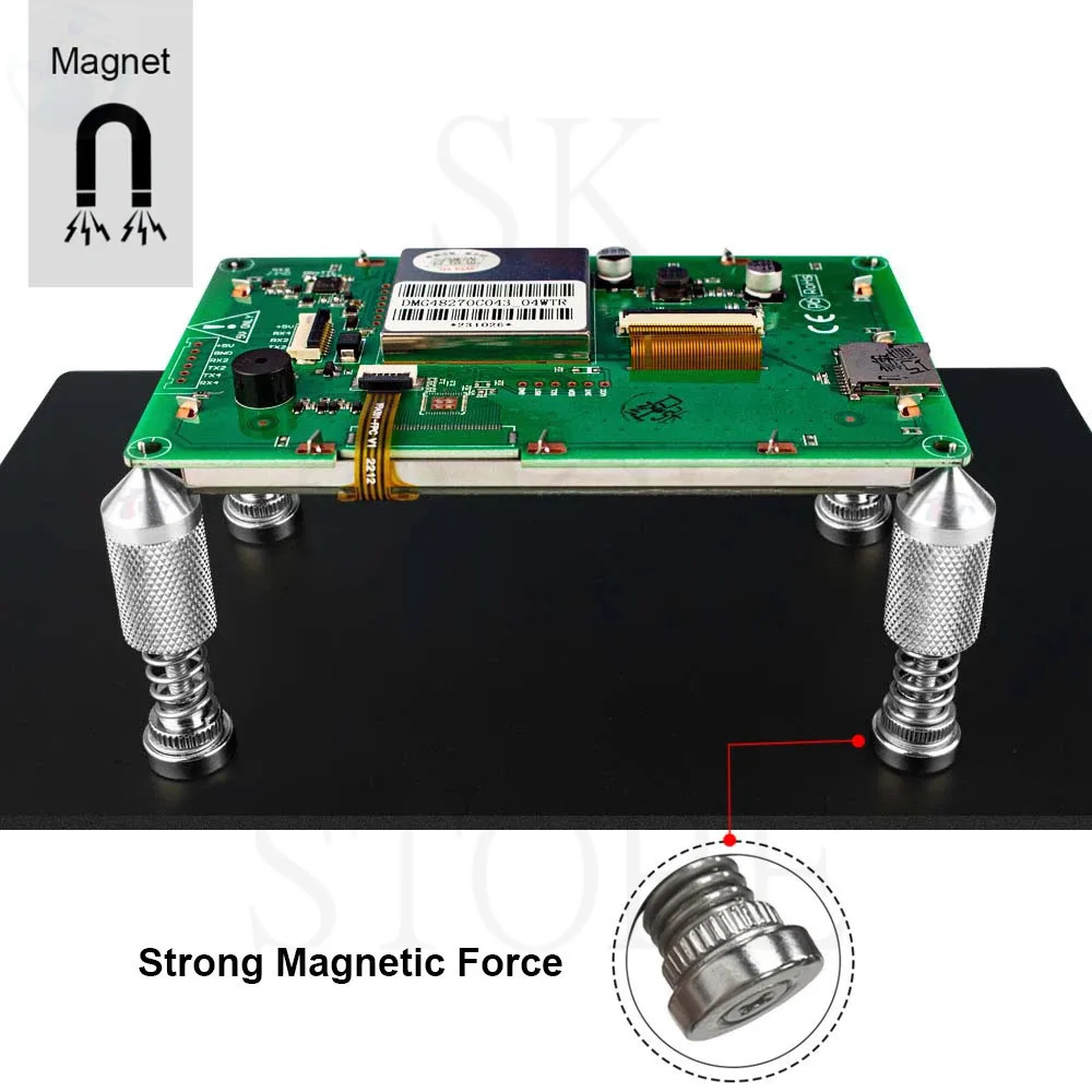 Electronics Repair Tools - 4pcs Strong Magnetic Suction Spring Clamp