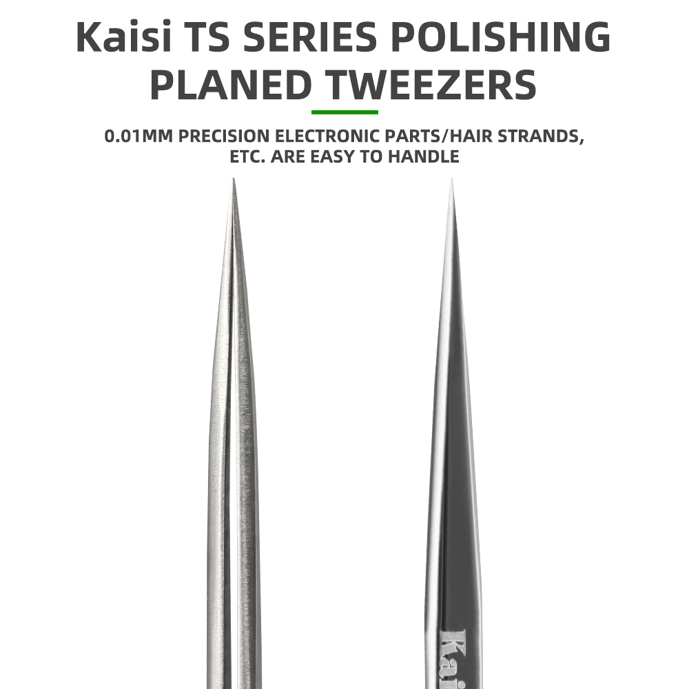 Elektronik Repair - Electronics Precision Industrial Tweezers Polished Curved