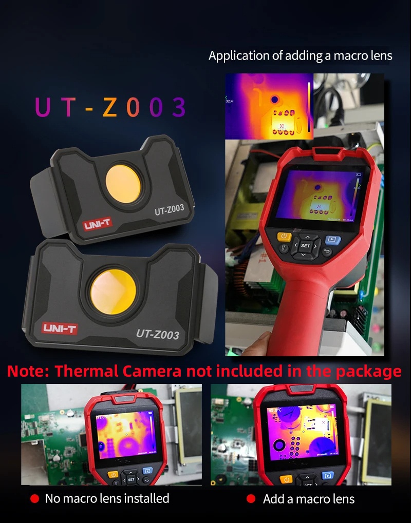 ​UNI-T UT-Z003 Macro Lens for  - مراجعة Electronics Repair Images وسعره