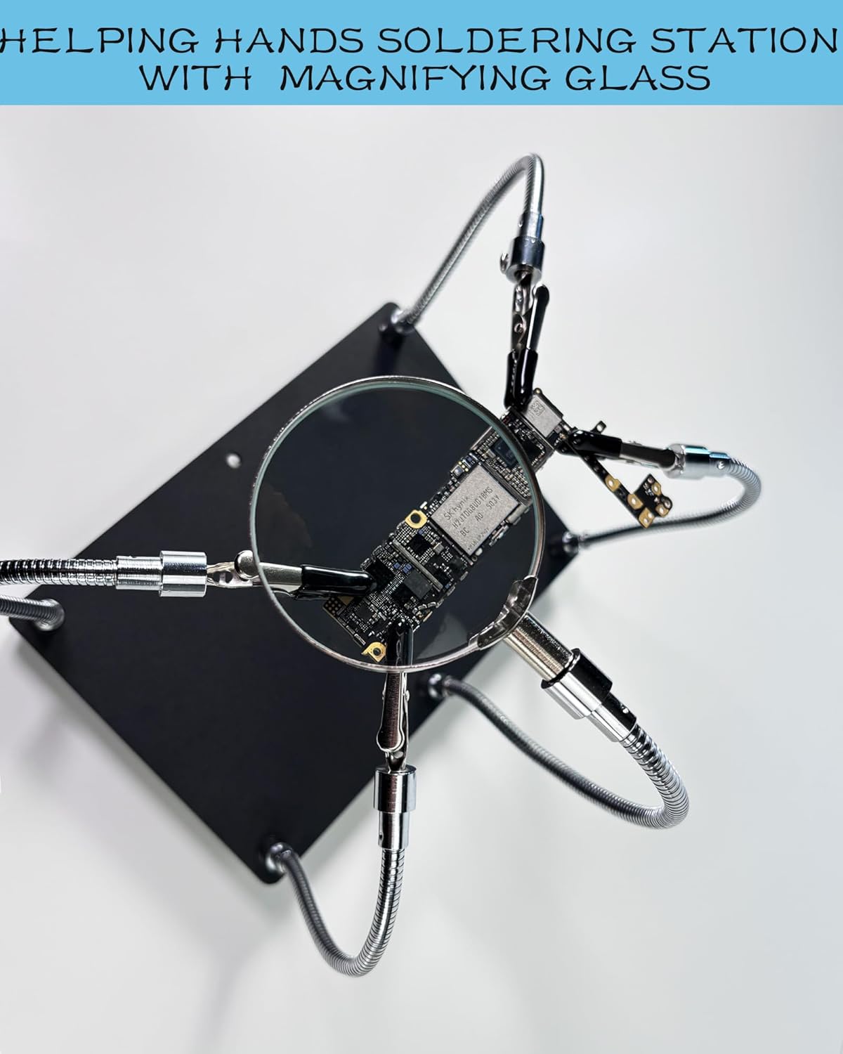 Soldering Station with Magnify - مراجعة Electronics Repair Images وسعره