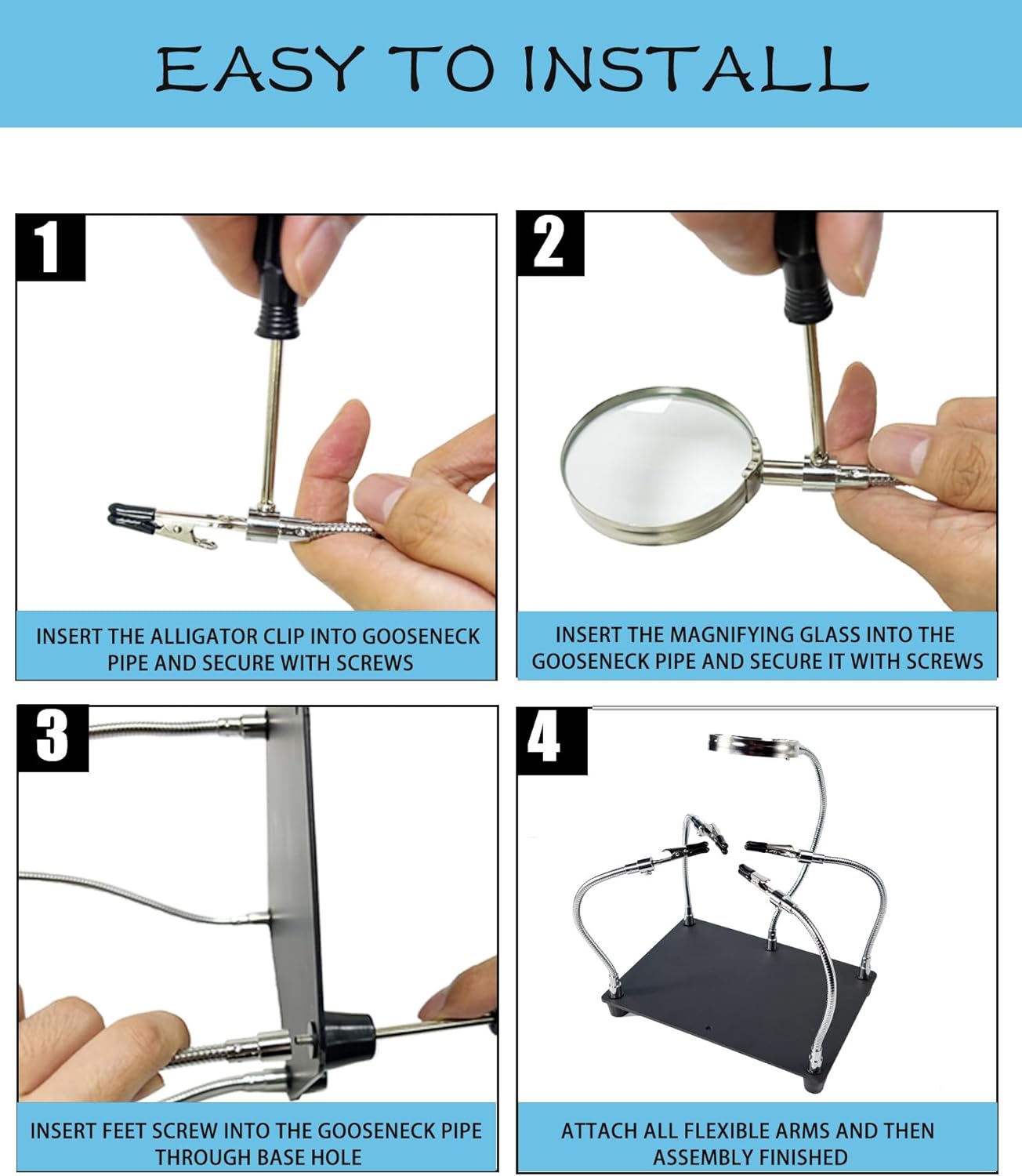 Soldering Station with Magnify - مراجعة Electronics Repair Images وسعره