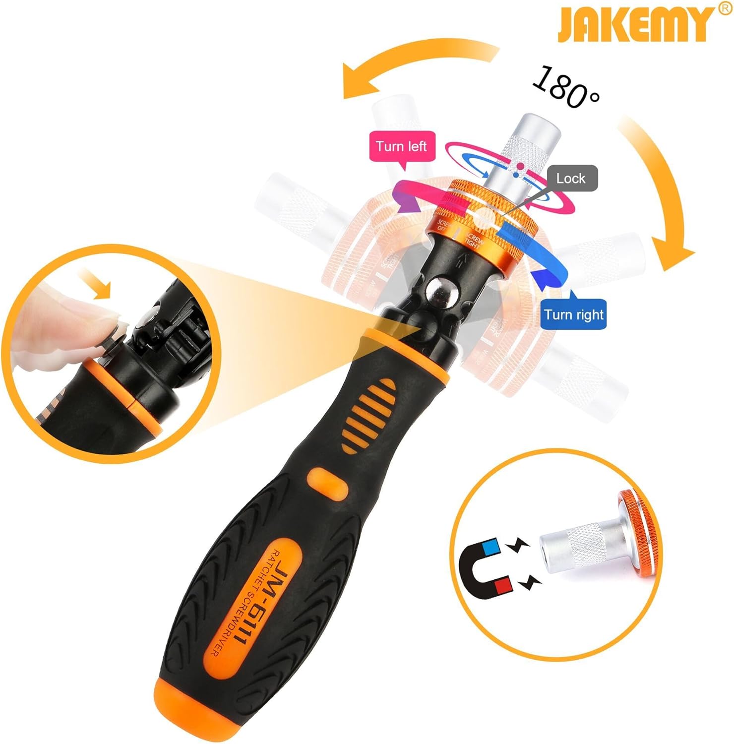 69 in 1 Magnetic Ratchet Screw - مراجعة Electronics Repair Images وسعره