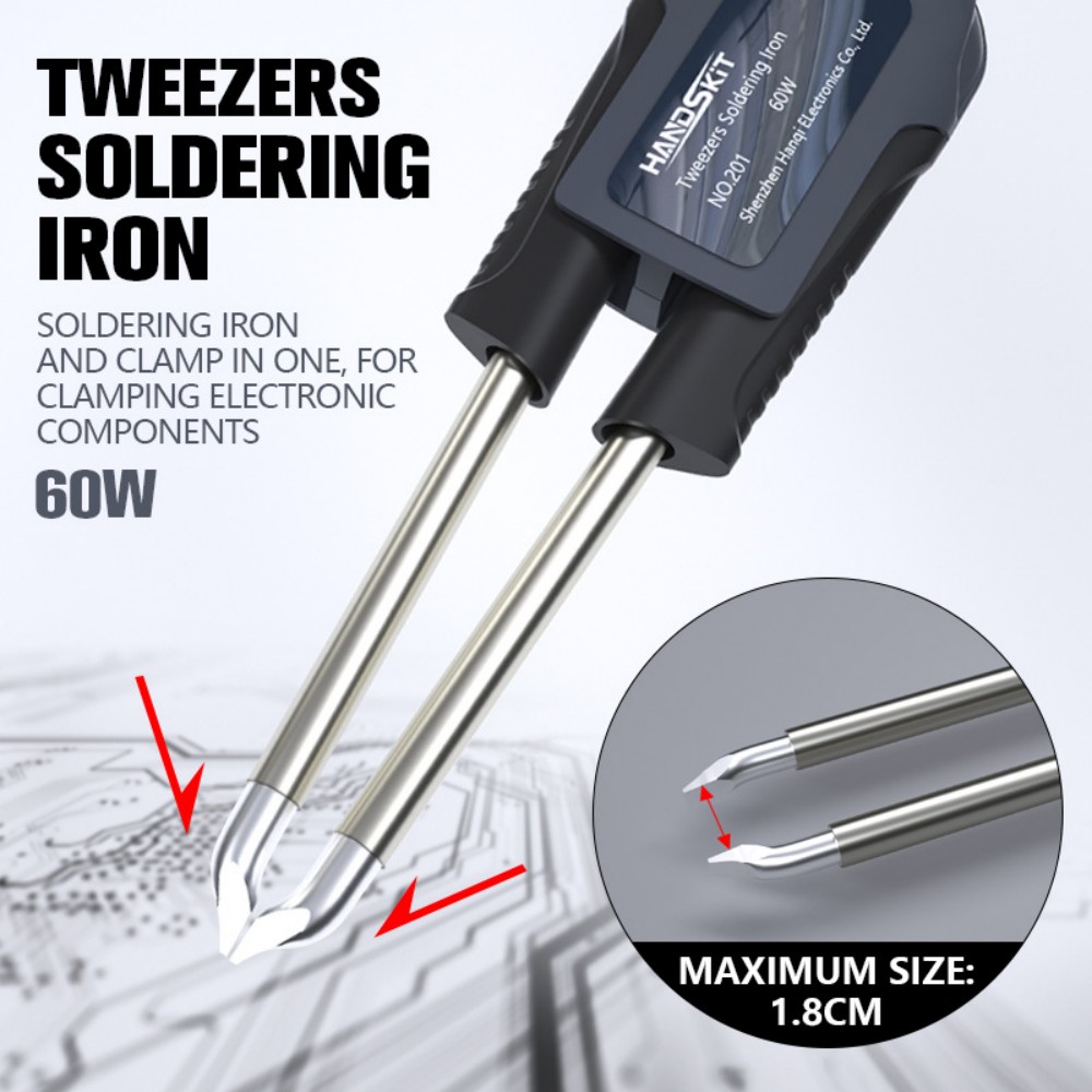 T12 Soldering Tweezer Handle – - مراجعة Electronics Repair Tools وسعره