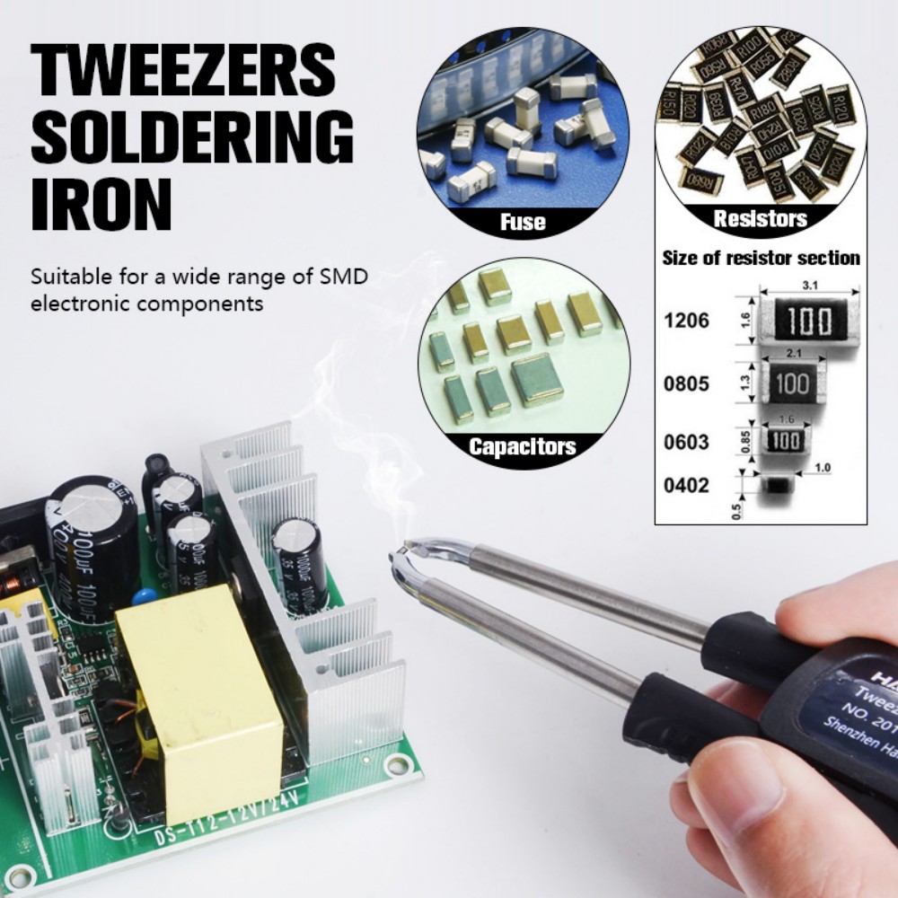 T12 Soldering Tweezer Handle – - مراجعة Electronics Repair Tools وسعره
