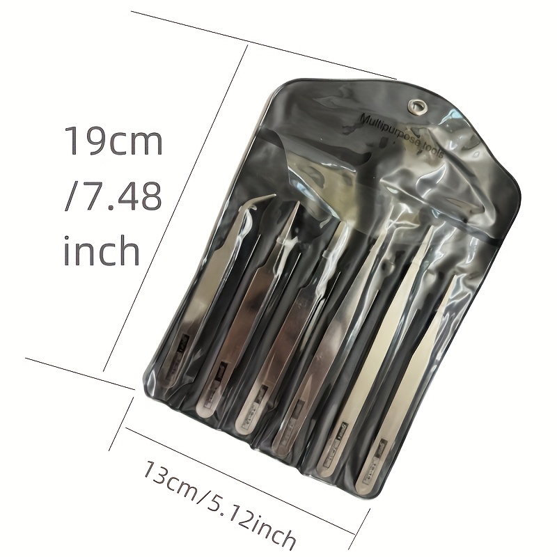 Stainless Steel Tweezers Set 6 - مراجعة Elektronik Repair وسعره