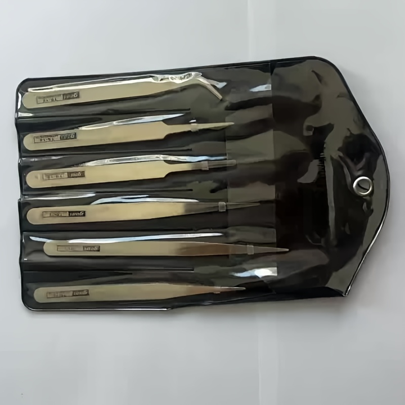 Stainless Steel Tweezers Set 6 - مراجعة Elektronik Repair وسعره