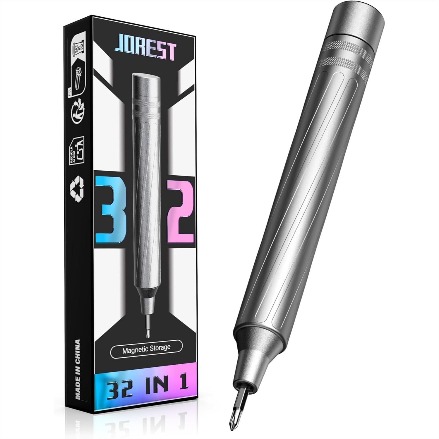 32 In 1 Precision Screwdriver  - مراجعة Electronics Repair Images وسعره