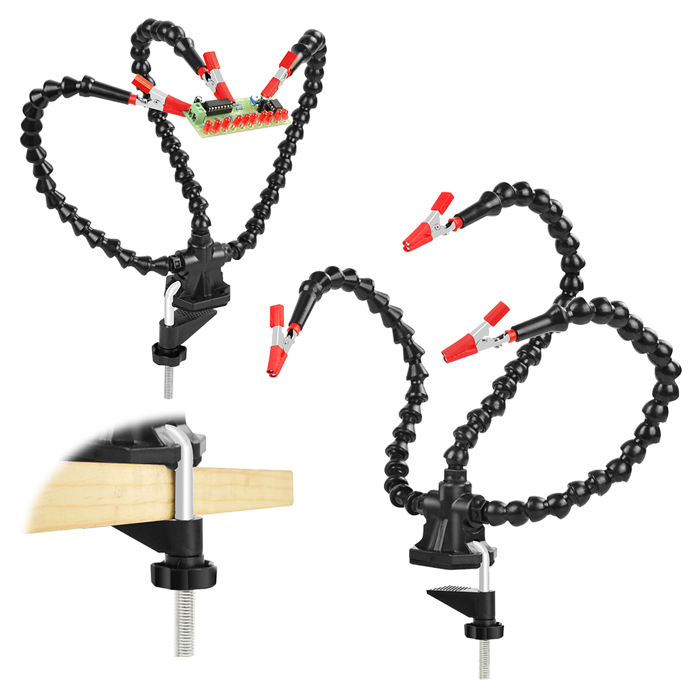 Desk Clamp Soldering Third Han - مراجعة Electronics Repair Tools وسعره