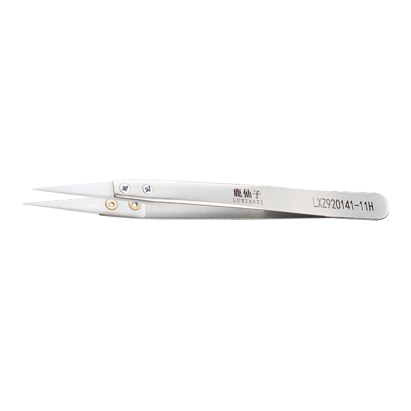 LUXIANZI Ceramic Tweezers Pinz - مراجعة Elektronik Repair وسعره