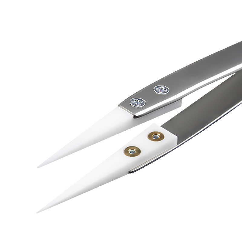 LUXIANZI Ceramic Tweezers Pinz - مراجعة Elektronik Repair وسعره