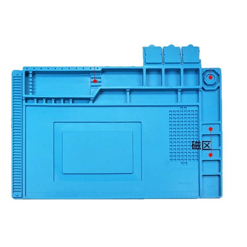 Magnetic Silicone Repair Mat f - مراجعة Electronics Repair Workbench وسعره