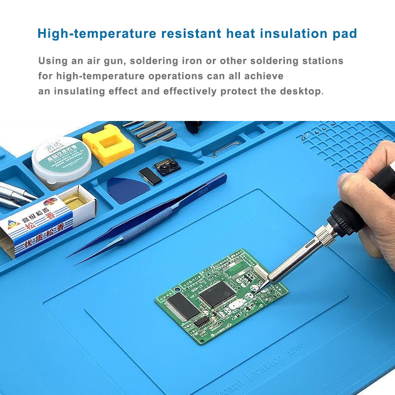 45*30CM Magnetic Mat Silicone  - مراجعة Electronics Repair Mat وسعره