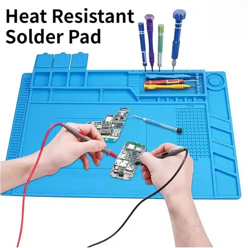 45*30CM Heat Insulation Workin - مراجعة Electronics Repair Mat وسعره