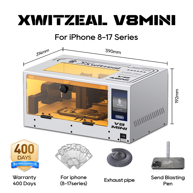 Xwitzeal® V8 MINI Laser Glue R - مراجعة Electronics Repair Tools وسعره