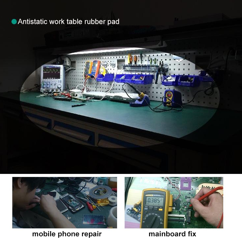 3mm Table Work Mat Anti Static - مراجعة Electronics Repair Tools وسعره