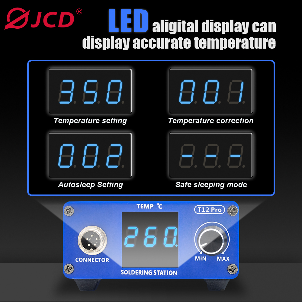 JCD T12Pro Soldering Station L - مراجعة Electronics Repair Tools And Equipment وسعره