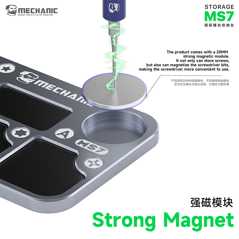 MECHANIC MS7 Magnetic Screw St - مراجعة Electronics Repair Mat وسعره