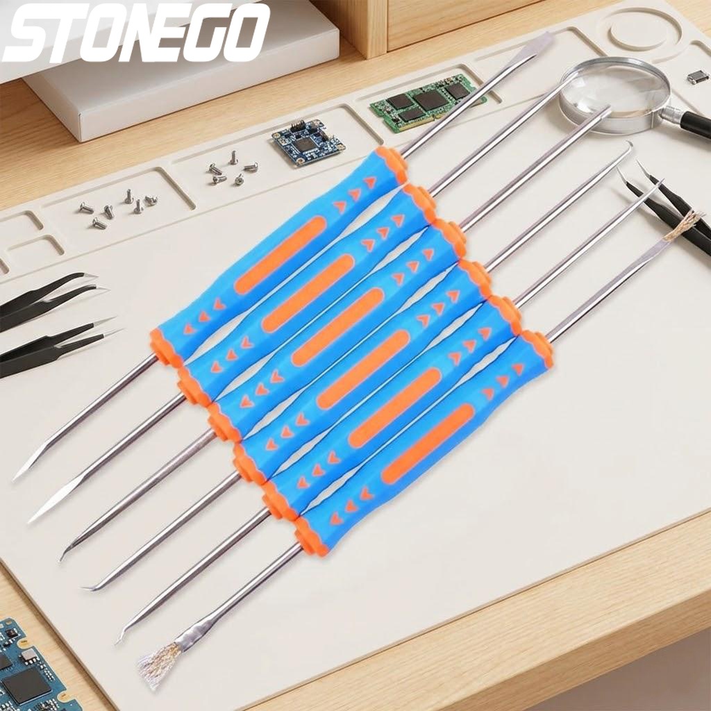 6 in 1 Desoldering Kit PCB Cle - مراجعة Electronics Repair Tools And Equipment وسعره