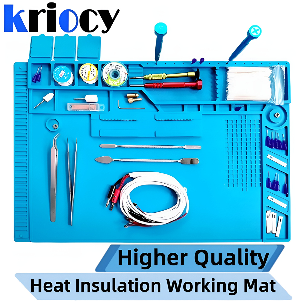 Silicone Soldering Mat ESD Ant - مراجعة Electronics Repair Mat وسعره