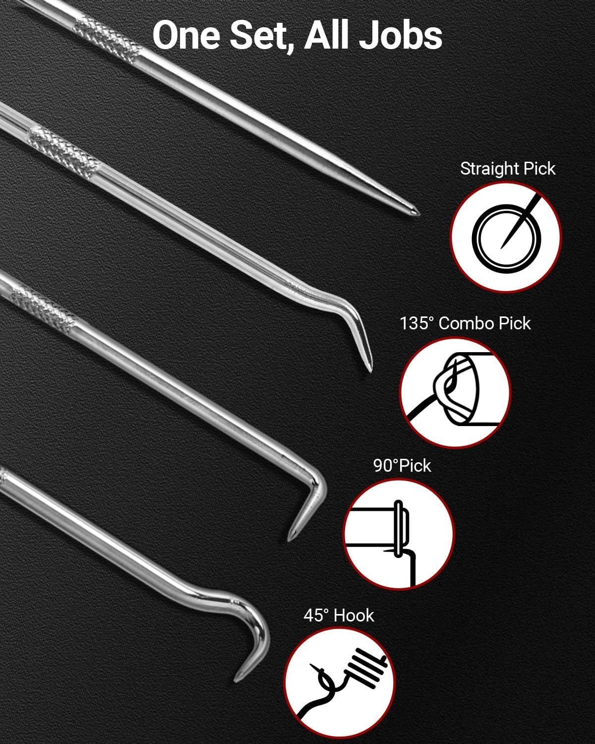4pcs Hook and Pick Set, Automo - مراجعة Elektronik Repair وسعره