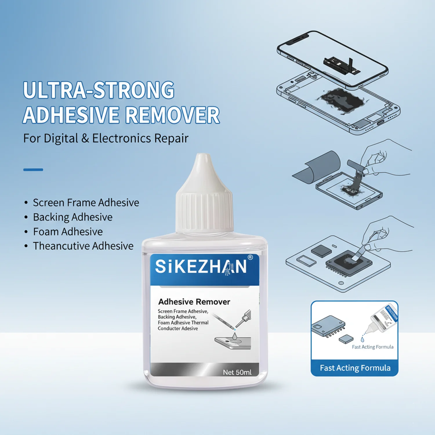 Universal Glue Cleaning Liquid - مراجعة Electronics Repair Tools وسعره