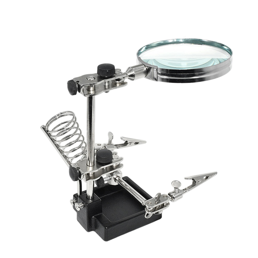 3X Magnifying Glass with Third - مراجعة Electronics Repair Workbench وسعره