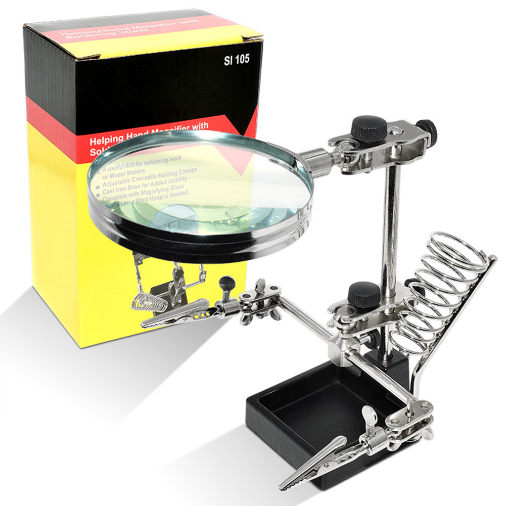 3X Magnifying Glass with Third - مراجعة Electronics Repair Workbench وسعره