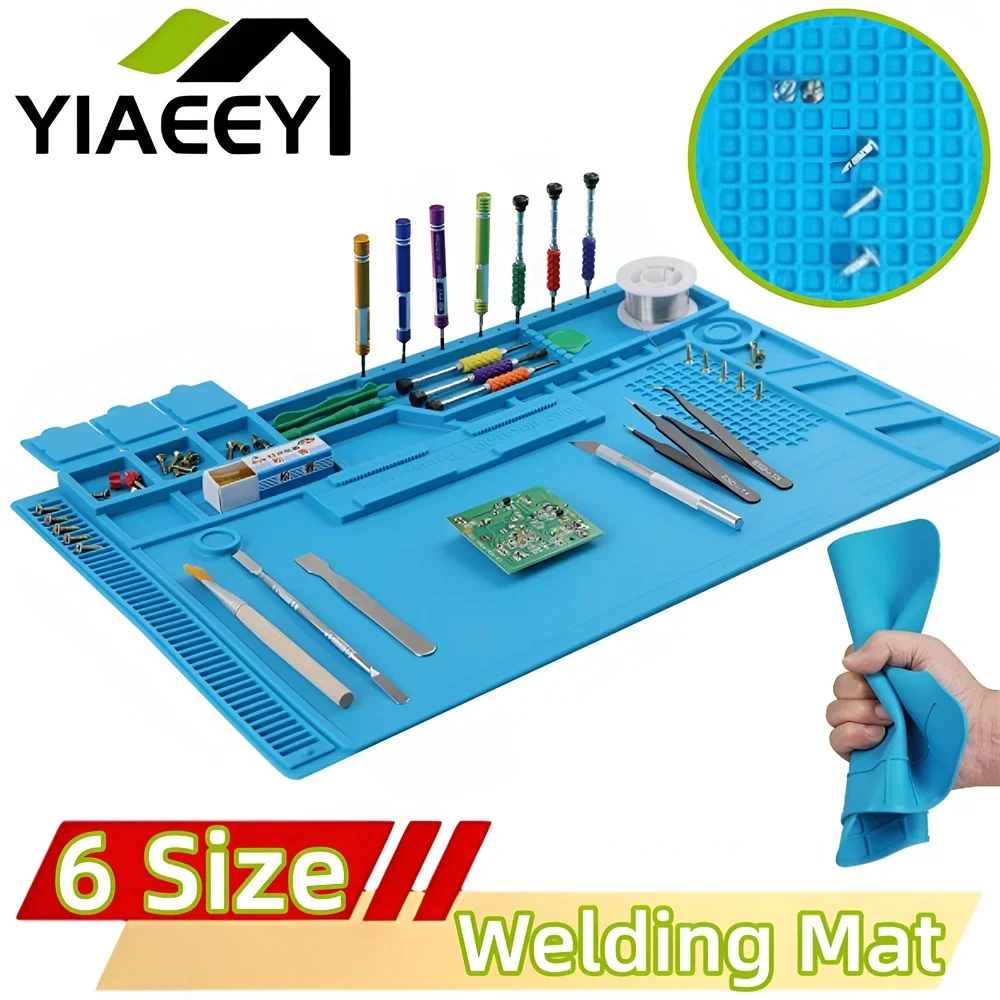 Welding Mat Heat Insulation Wo - مراجعة Electronics Repair Table وسعره