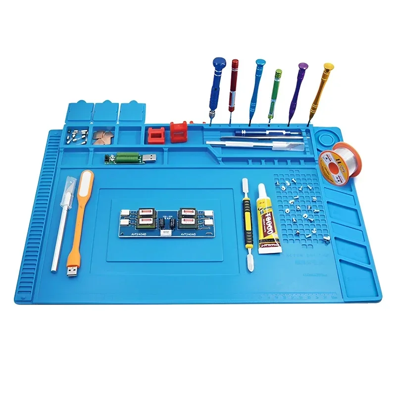 Welding Mat Heat Insulation Wo - مراجعة Electronics Repair Table وسعره