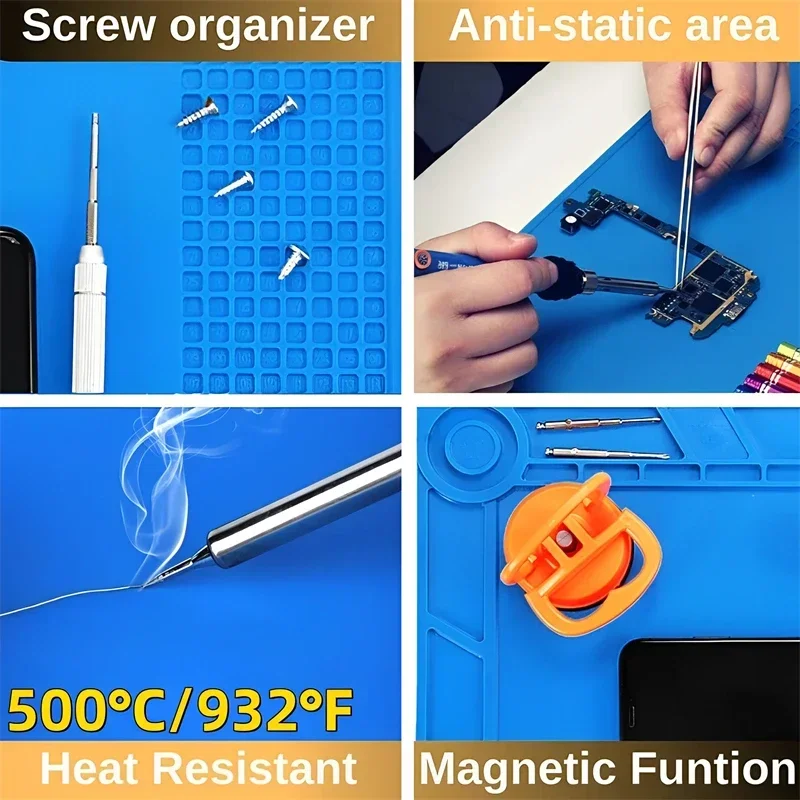 Welding Mat Heat Insulation Wo - مراجعة Electronics Repair Table وسعره