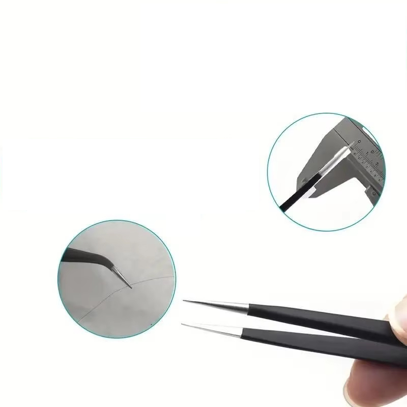 NEW 6pcs Precision Long Tweeze - مراجعة Electronics Repair Tools وسعره