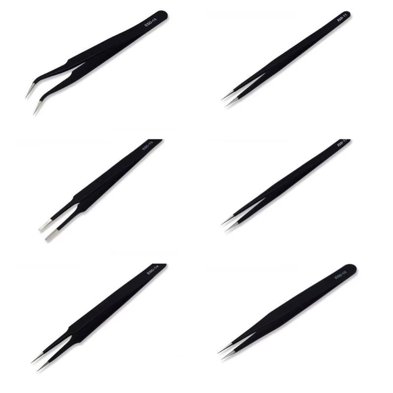 NEW 6pcs Precision Long Tweeze - مراجعة Electronics Repair Tools وسعره