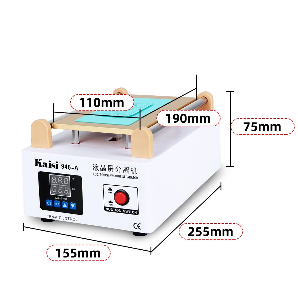 Kaisi 946A LCD Screen Touch Sc - مراجعة Screen Separator Machine وسعره