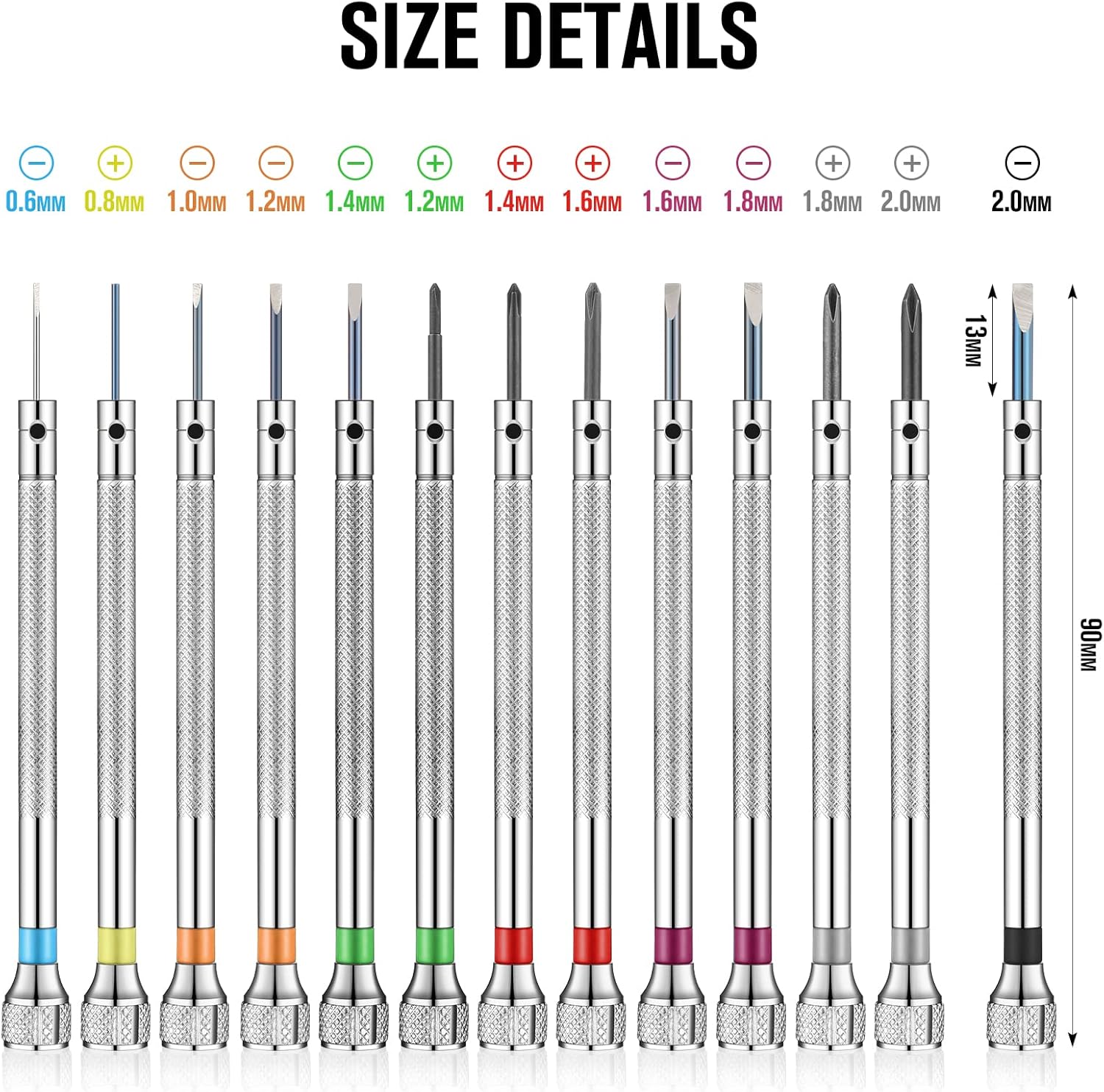 13 Pieces Jeweler Screwdriver  - مراجعة Electronics Repair Images وسعره