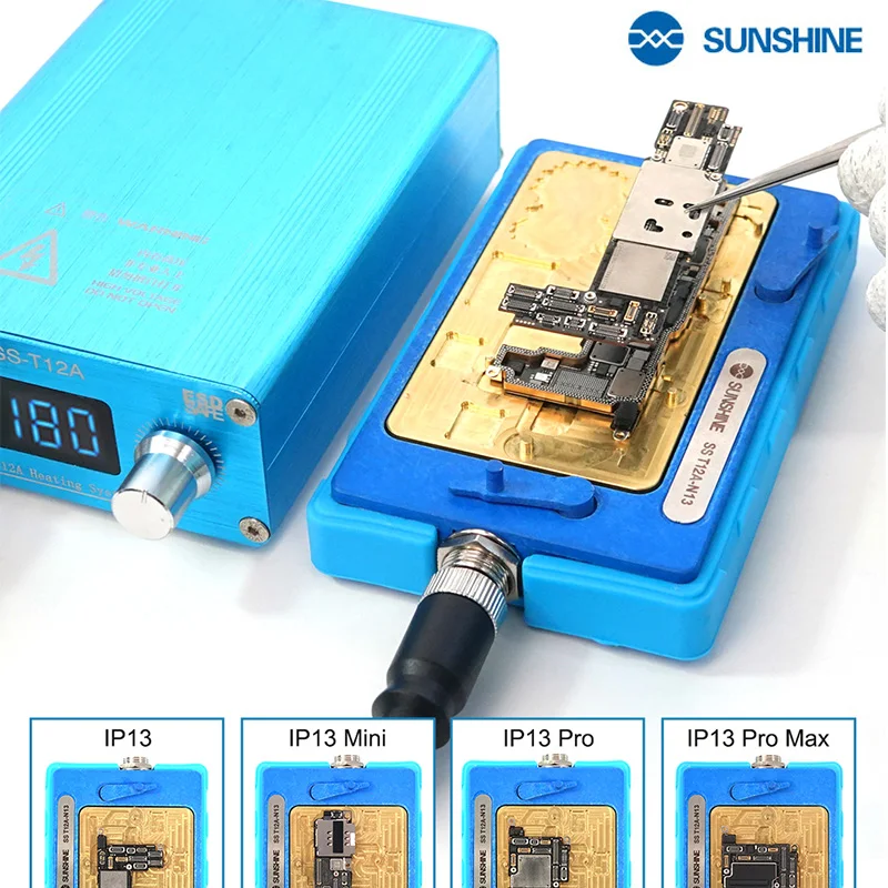SUNSHINE T12A Preheating Stati - مراجعة Electronics Repair Table وسعره