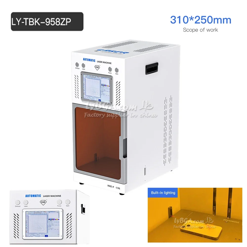 LY TBK 958ZP UV Cold Light Las - مراجعة Screen Separator Machine وسعره