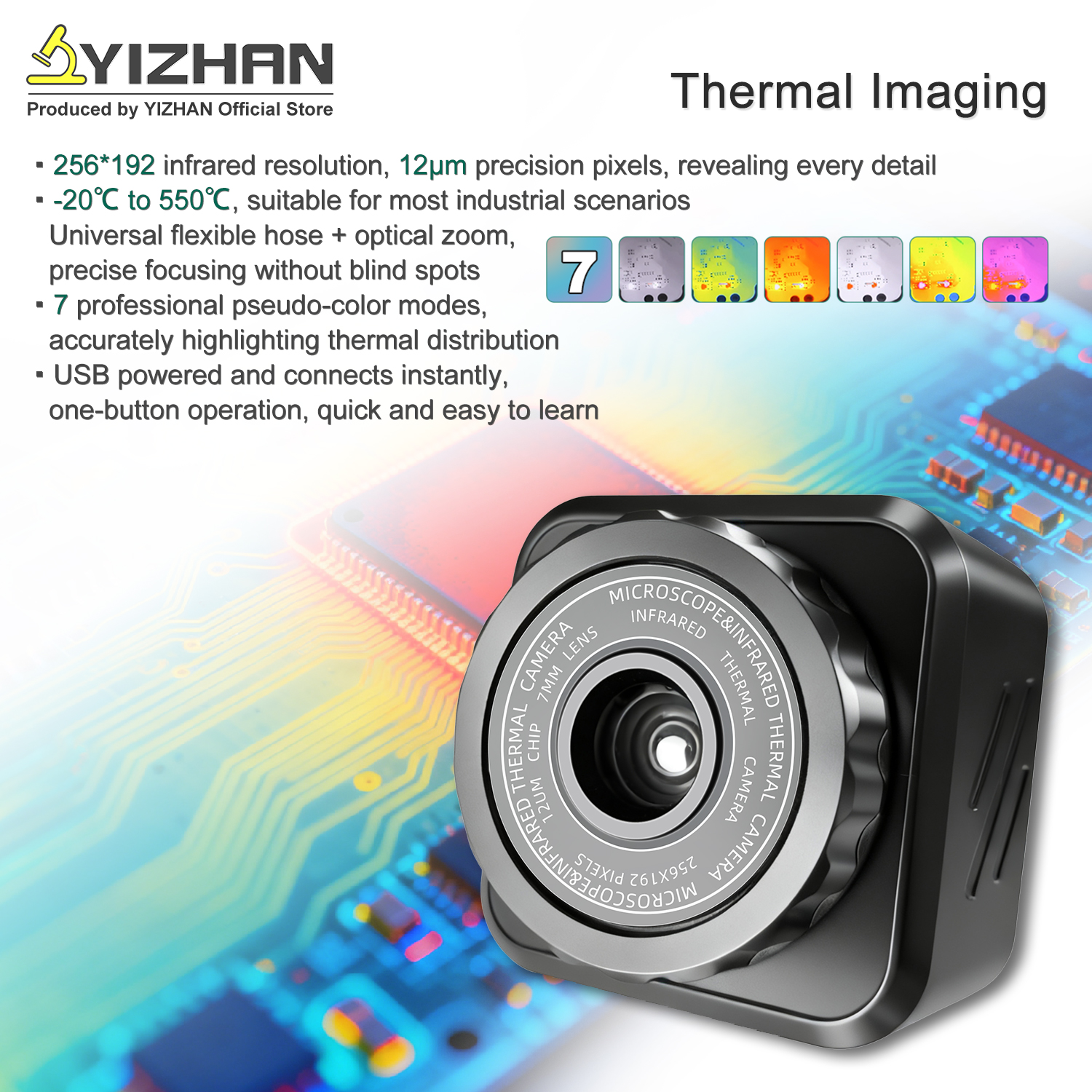 YIZHAN Thermal Imager 4k Elect - مراجعة Electronics Repair Images وسعره